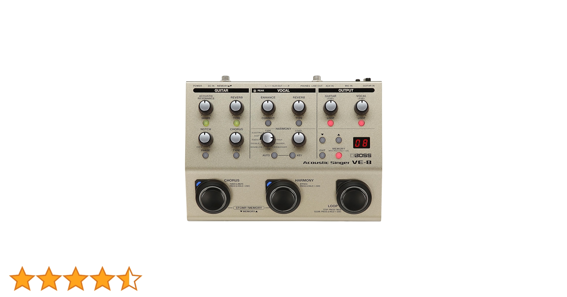 Amazon | BOSS ボス アコースティックシンガー VE-8 ボーカル Amazon | BOSS ボス アコースティックシンガー VE-8 ボーカル